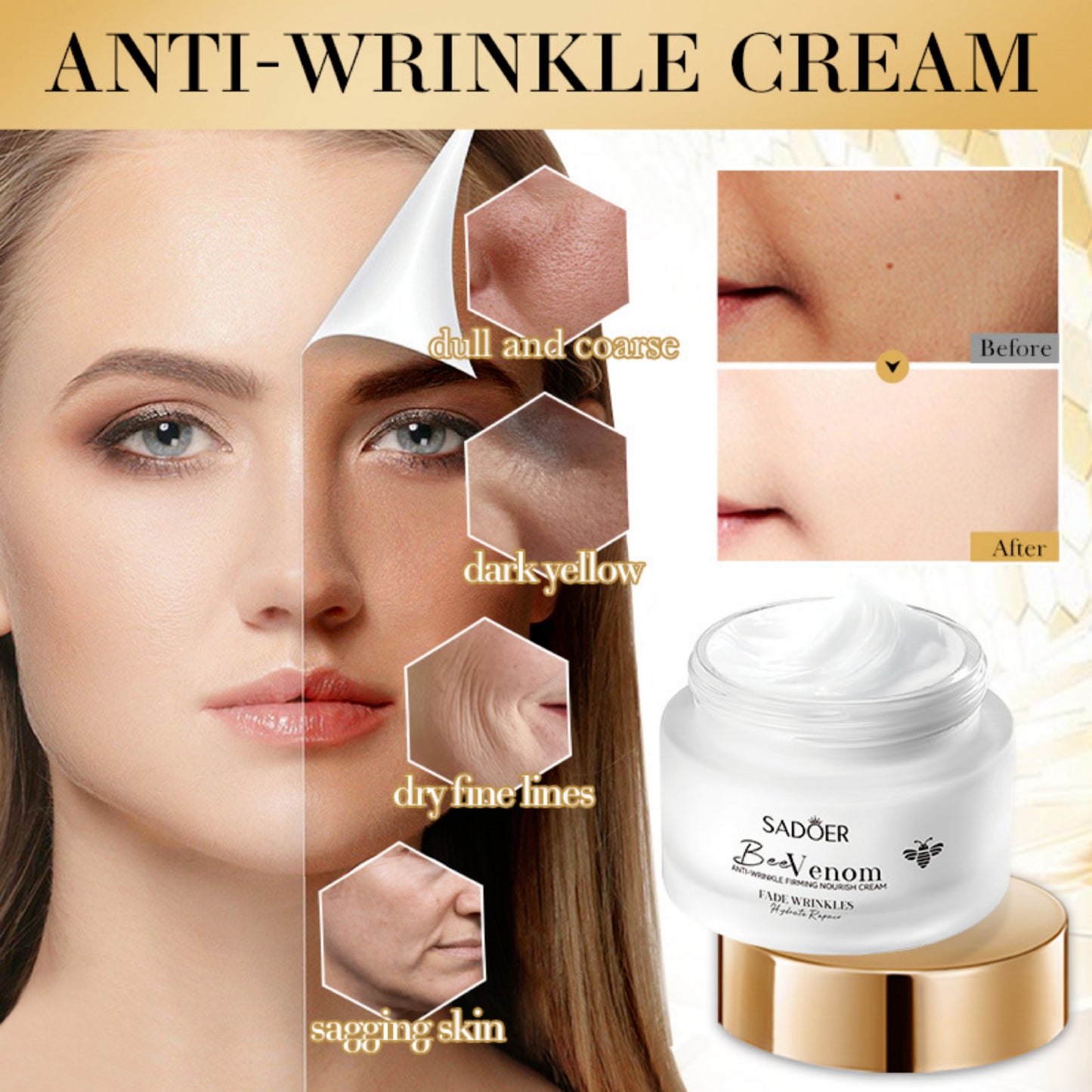 Sadoer Bee Venom Anti-Wrinkle Cream