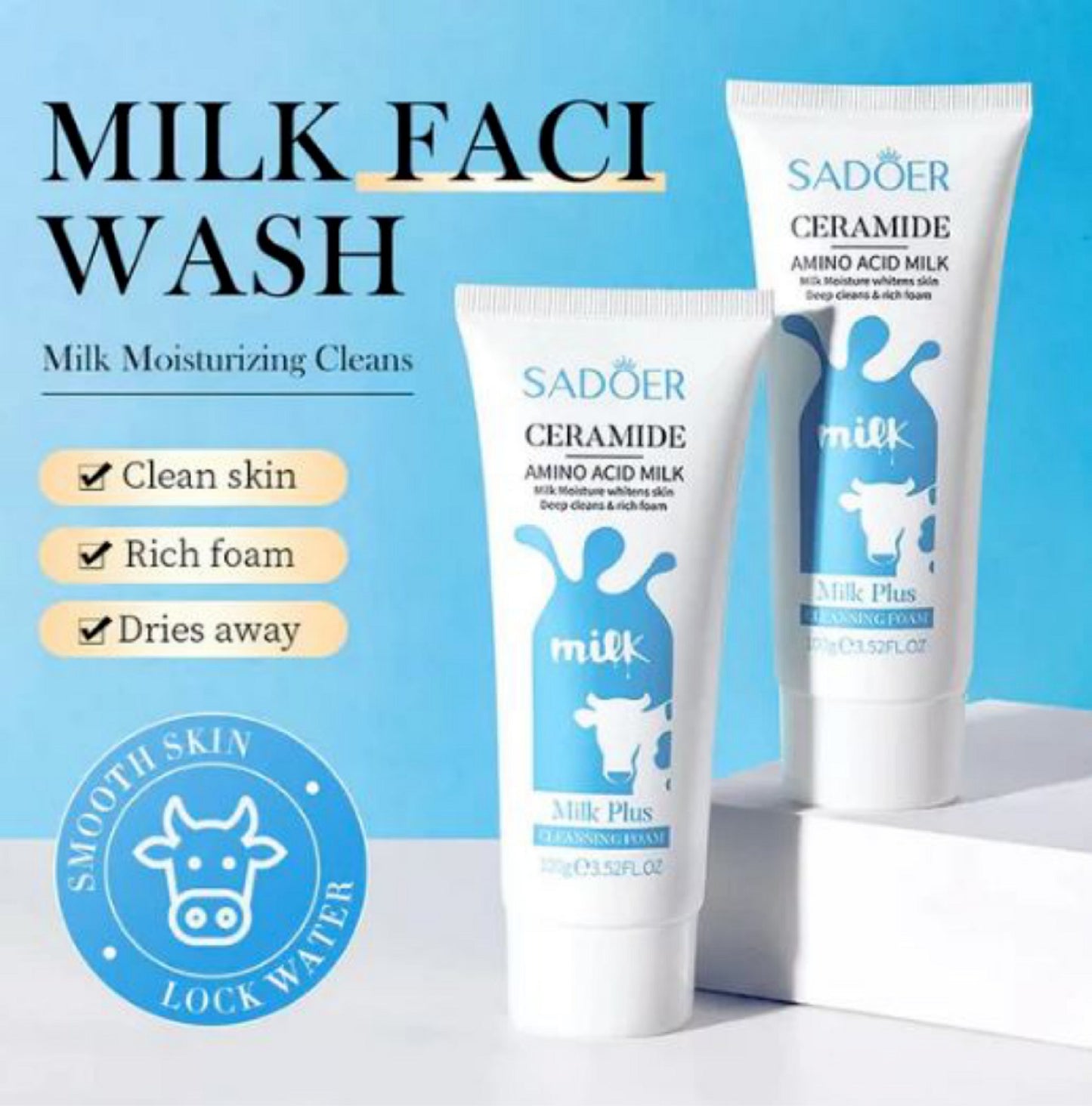 Ceramide Amino Acid Milk Cleanser
