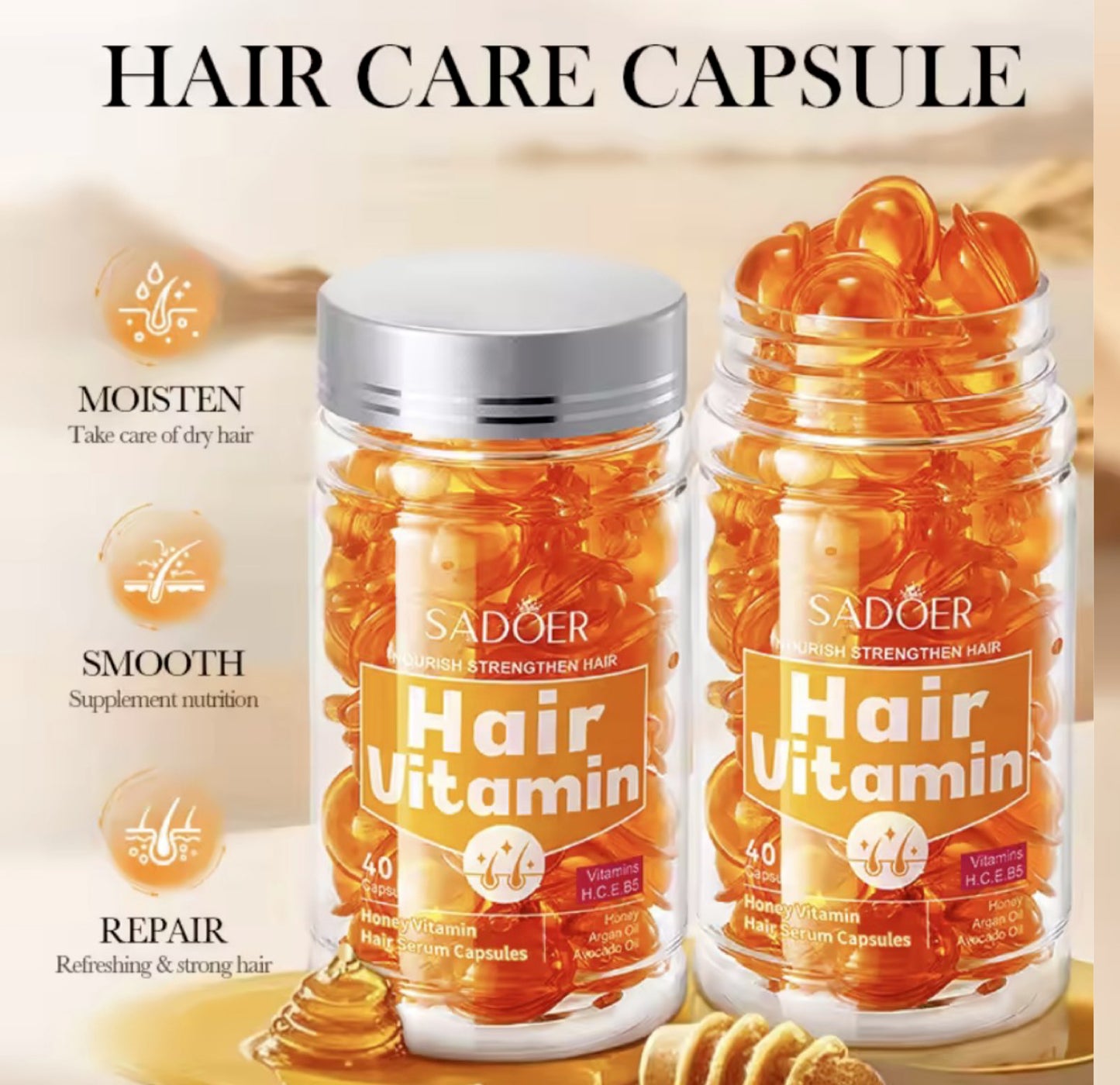 Sadoer Bee Brewed Hair Vitamins