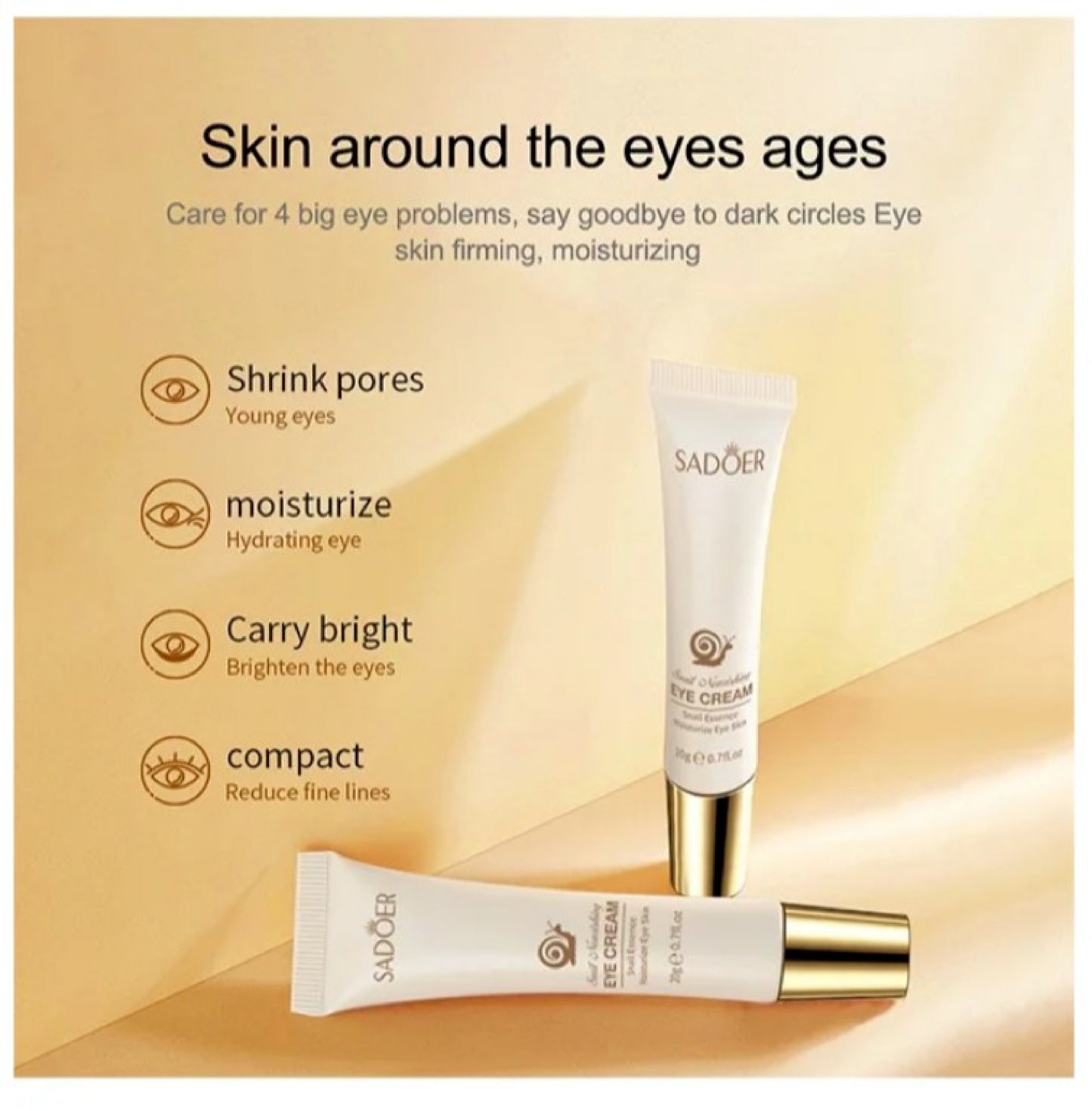 SADOER Snail Nourishing Eye Cream